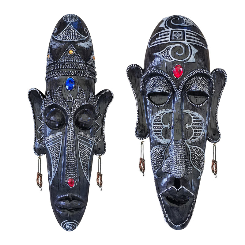 Resin Tribal Mask Home Decor