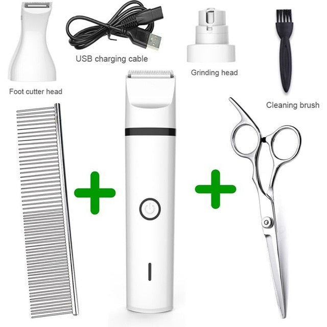 Rechargeable Nails Dog Cat Care Grooming USB Electric Pet Dog Nail Grinder Trimmer Clipper Pets Paws Nail Cutter